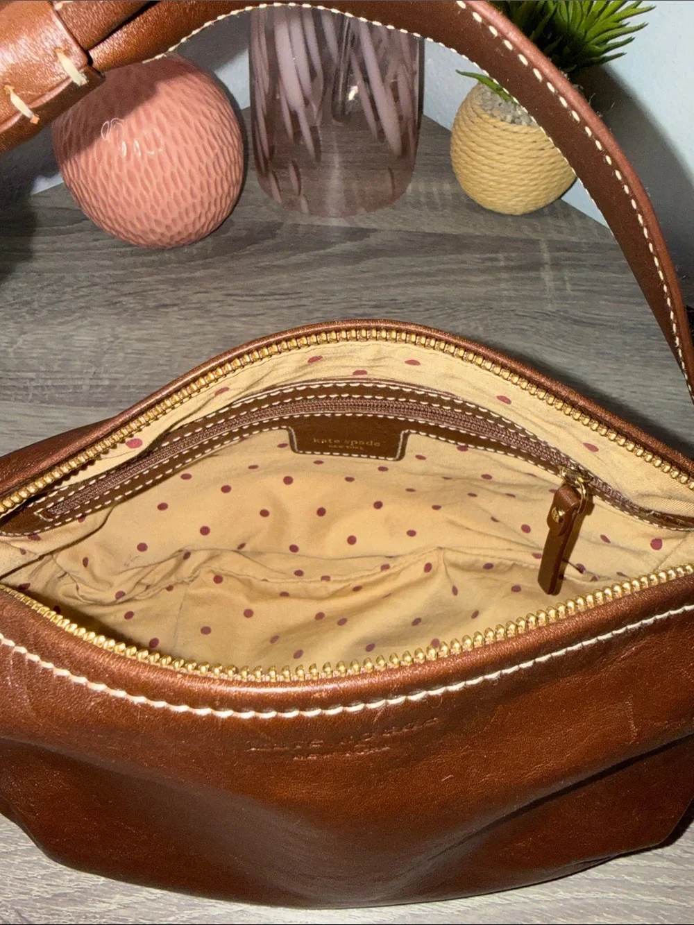 Kate Spade Mini Gabi Brown Shoulder Bag